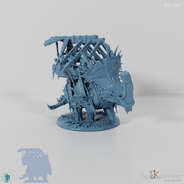 Brutaceratops C mit Rückenplattform