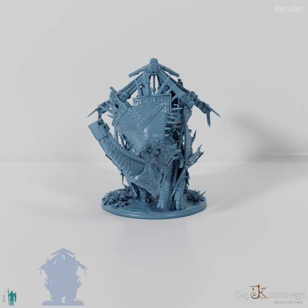 Brutaceratops C mit Rückenplattform