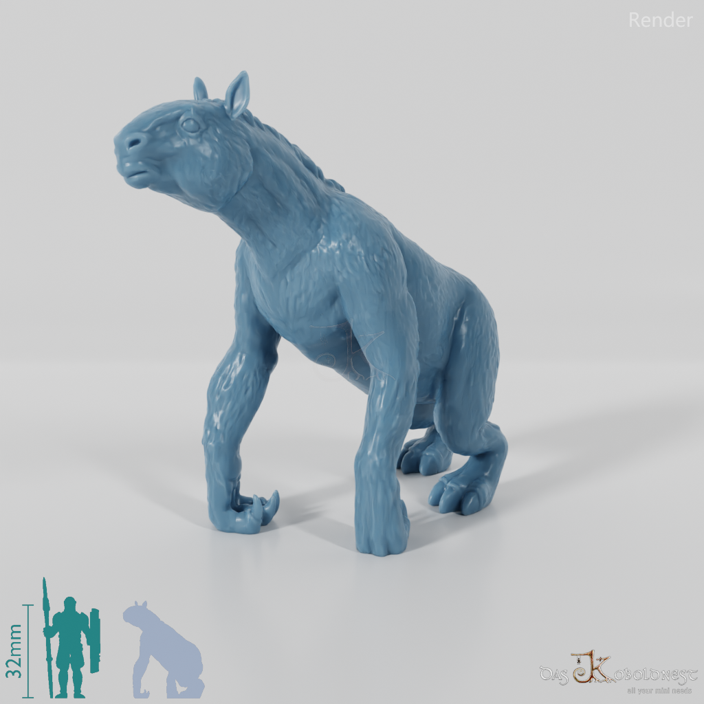 Chalicotherium 05 (Jungtier) - StoneAxe Miniatures