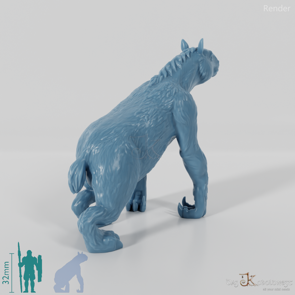 Chalicotherium 05 (Jungtier) - StoneAxe Miniatures