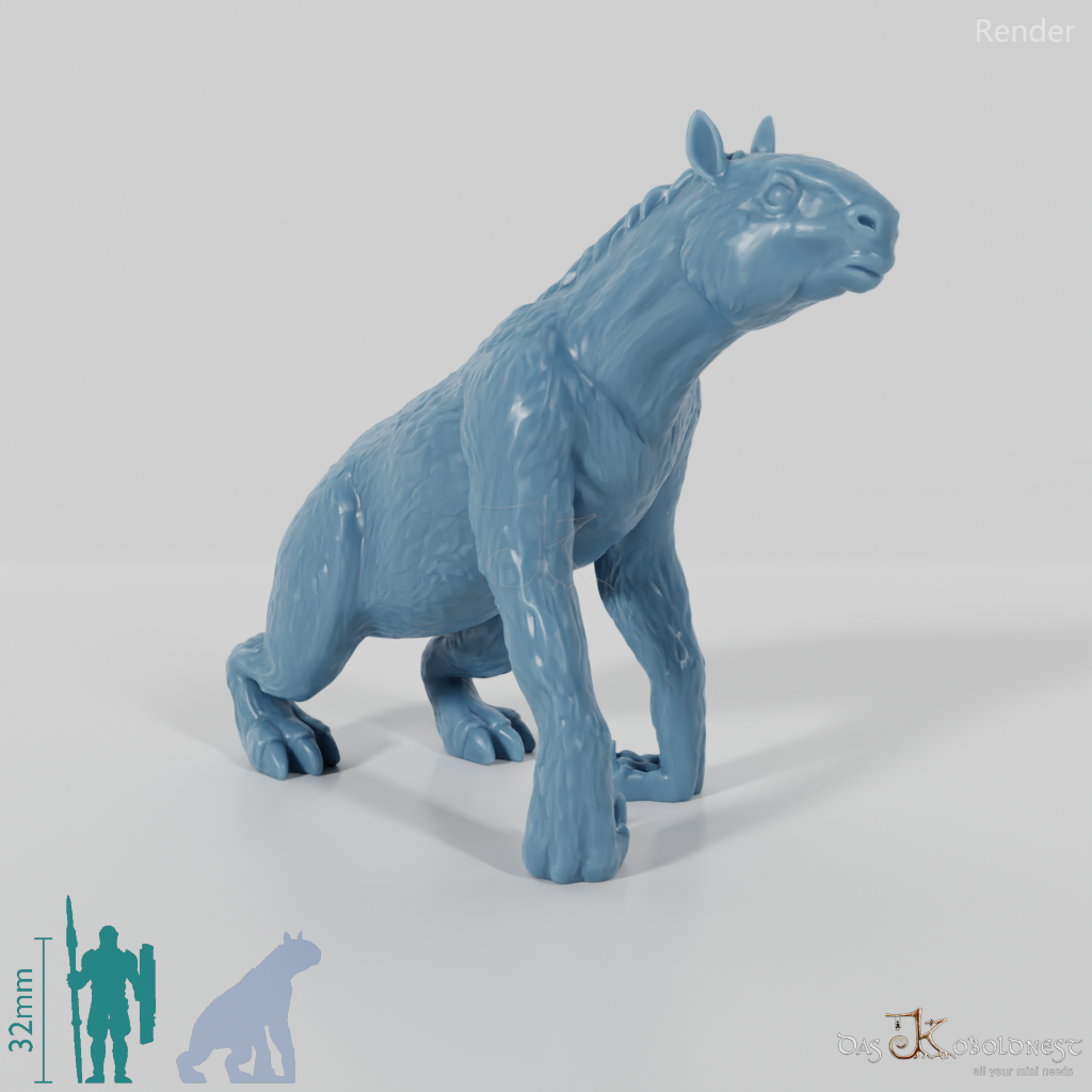 Chalicotherium 05 (Jungtier) - StoneAxe Miniatures