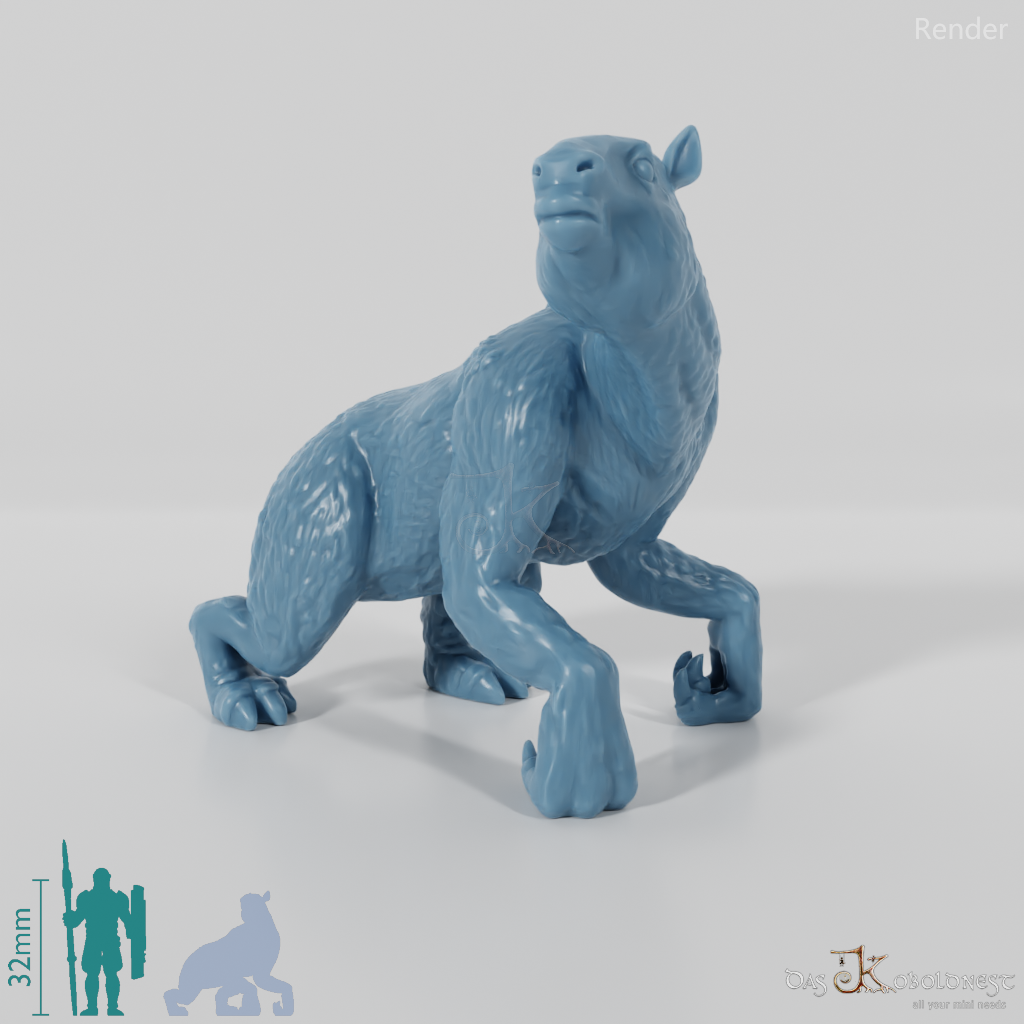 Chalicotherium 06 (Jungtier) - StoneAxe Miniatures