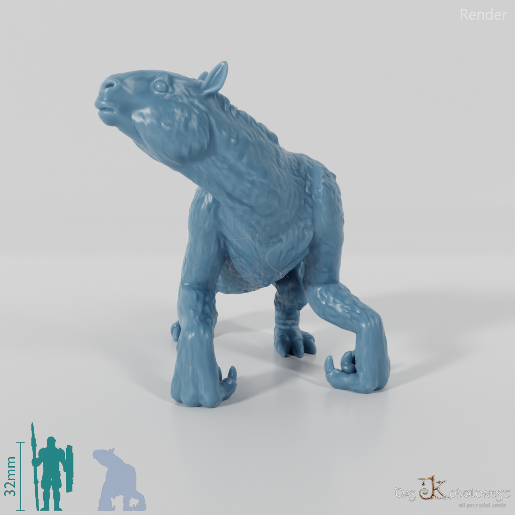 Chalicotherium 06 (Jungtier) - StoneAxe Miniatures