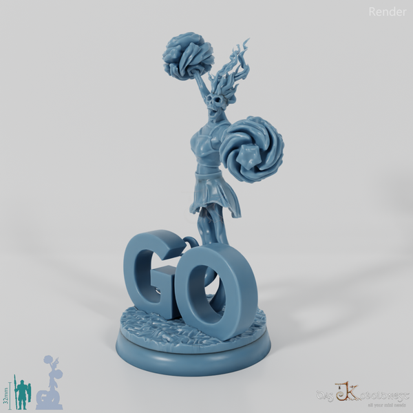 Graveyard Fantasy Football Team - Cheerleader 01