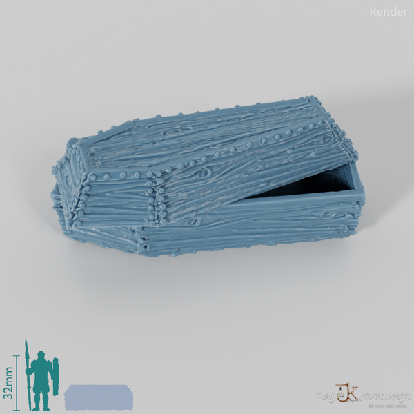 Sarg - Grober Holzsarg A1