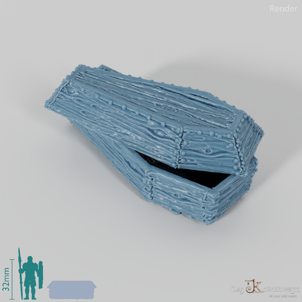 Sarg - Grober Holzsarg A1