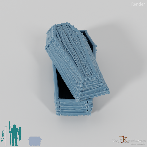 Sarg - Grober Holzsarg A1