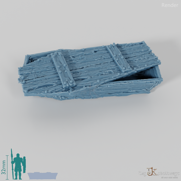 Sarg - Grober Holzsarg A4