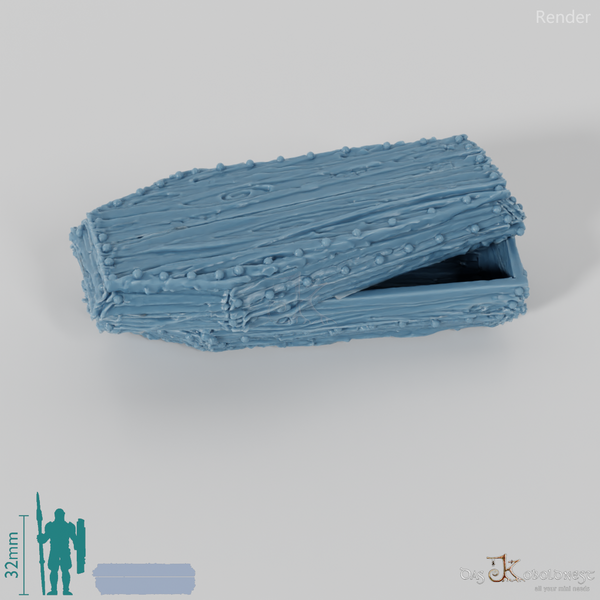 Sarg - Grober Holzsarg A0