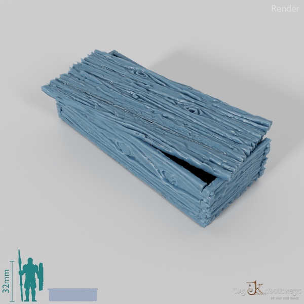 Sarg - Grober Holzsarg B1