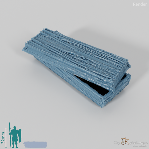 Sarg - Grober Holzsarg C1