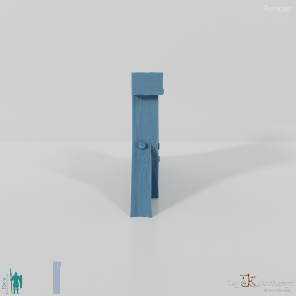 Halblinghöhlenfassade - Cowboy Seitentür