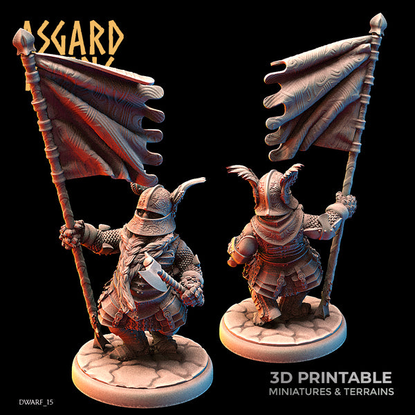 Zwergen-Infanterie (Schwerer Bannerträger) 15