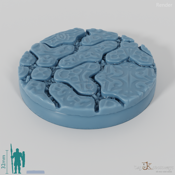 Dekorative Pflastersteinbases (Rund)