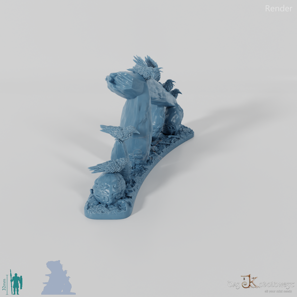 Großer Ritualkreis des Tiefenwalds - Segment C mit Raben