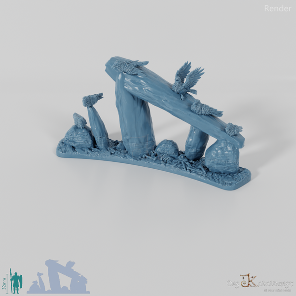 Großer Ritualkreis des Tiefenwalds - Segment C mit Raben