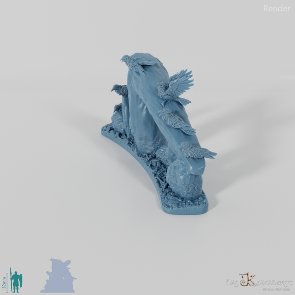 Großer Ritualkreis des Tiefenwalds - Segment C mit Raben