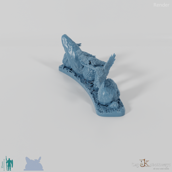 Großer Ritualkreis des Tiefenwalds - Segment D mit Raben