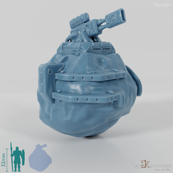 Asteroiden-Verteidigungsgeschütz