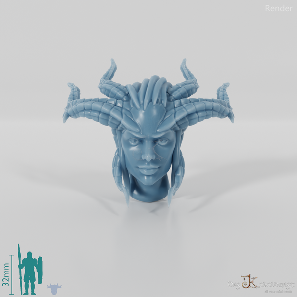 Frauenkopf - Tiefling 3 (Lillith)