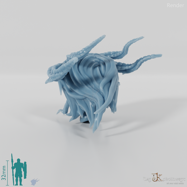 Frauenkopf - Tiefling 3 (Wütend)