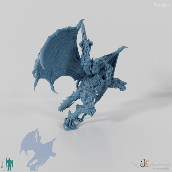 Void Horrors - Gladiator Demon Lord mit Kettenschwert und Blaster