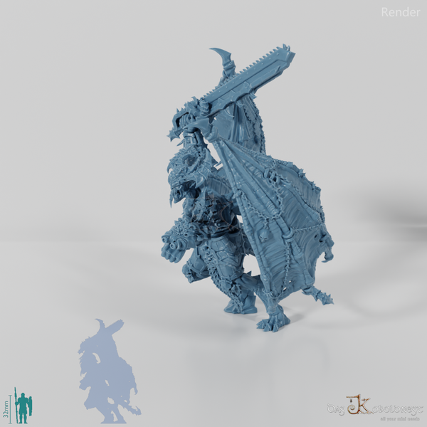 Void Horrors - Gladiator Demon Lord mit Kettenschwert und Blaster