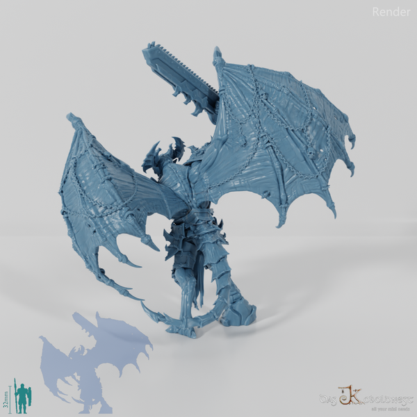 Void Horrors - Gladiator Demon Lord mit Kettenschwert und Blaster