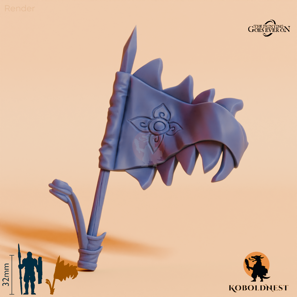 Wüstenclan-Rückenbanner S