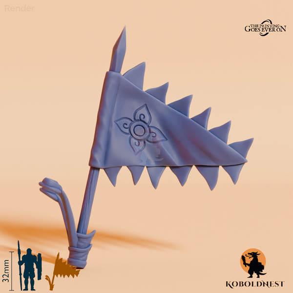 Wüstenclan-Rückenbanner U