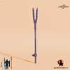 Wüstenclan-Zweizack, hinten gegriffen mit Hand