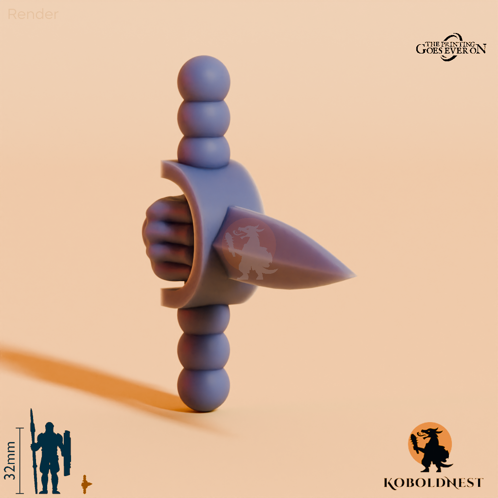 Wüstenclan-Katar mit Hand