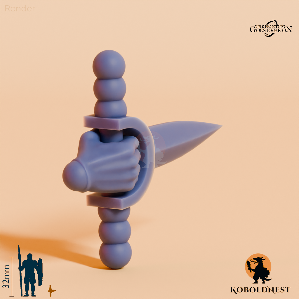 Wüstenclan-Katar mit Hand