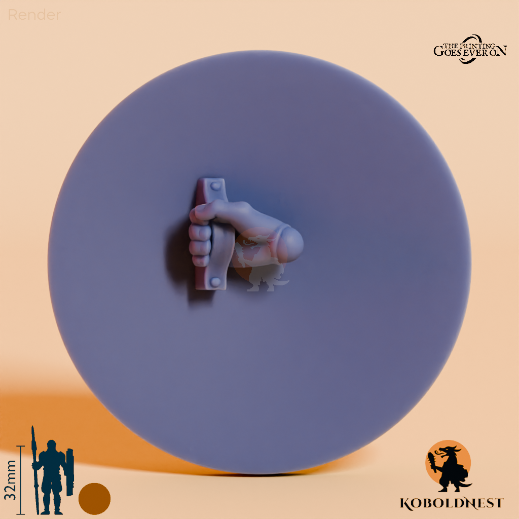 Wüstenclan-Schild A mit Hand