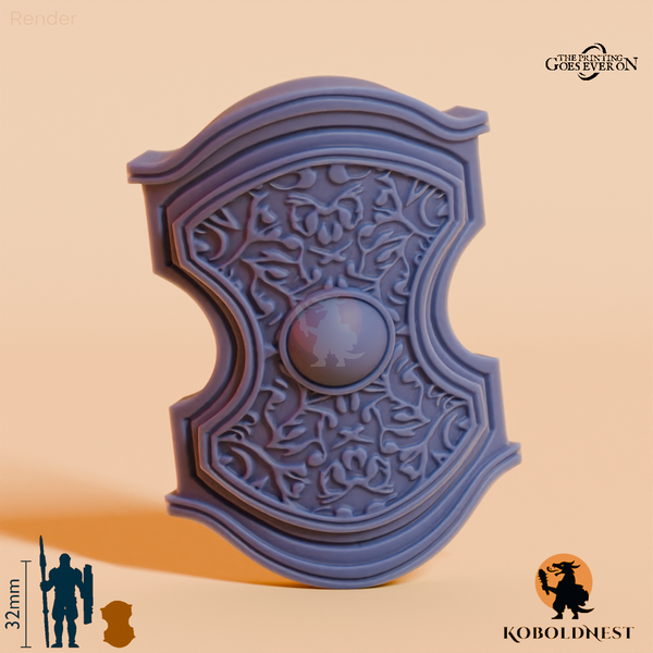Wüstenclan-Schild D mit Hand