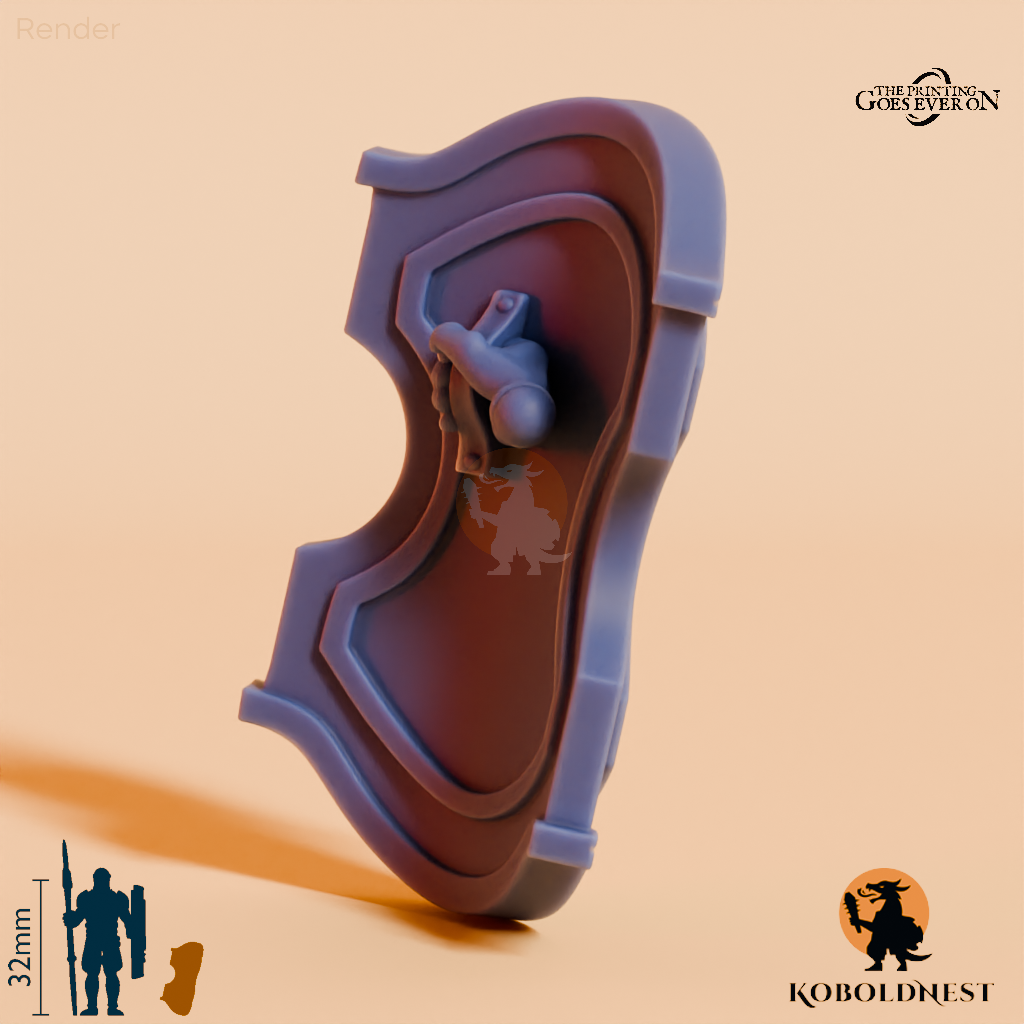 Wüstenclan-Schild D mit Hand