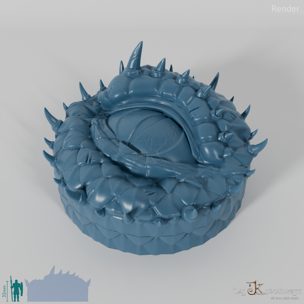 Würfelbox - Drachenauge