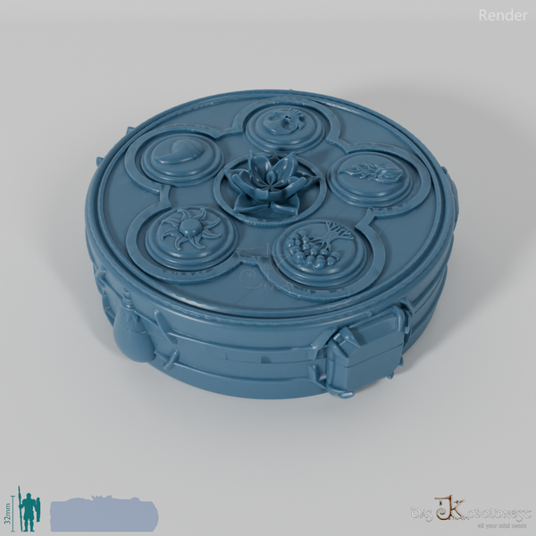 Würfelbox - Fünf Elemente