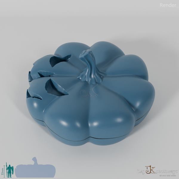 Würfelbox - Halloweenkürbis