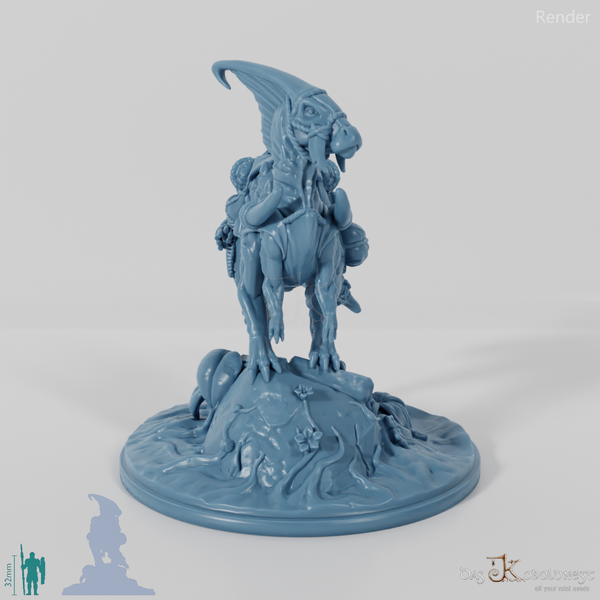 JuJu, Gesattelter Parasaurolophus