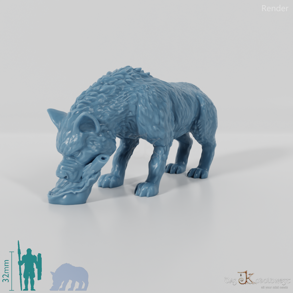 Dinocrocuta 02 - StoneAxe Miniatures