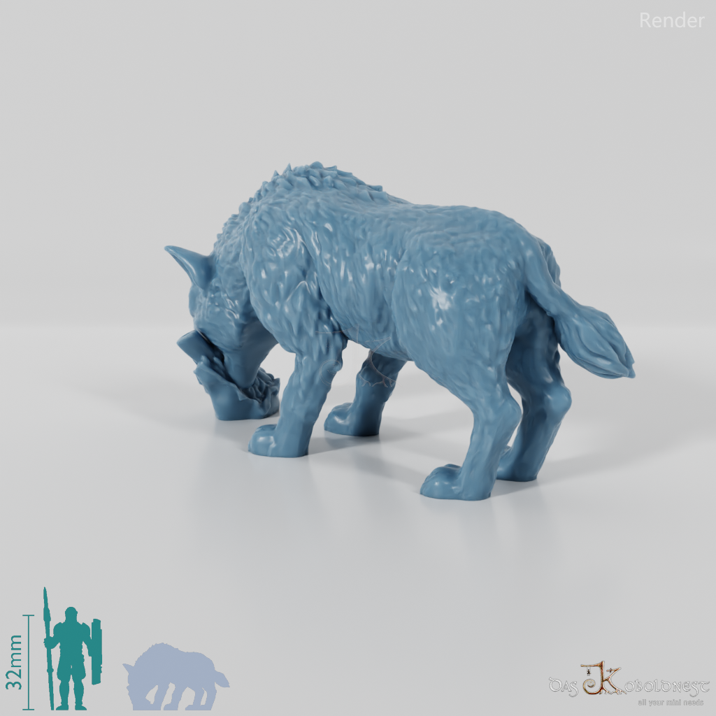 Dinocrocuta 02 - StoneAxe Miniatures