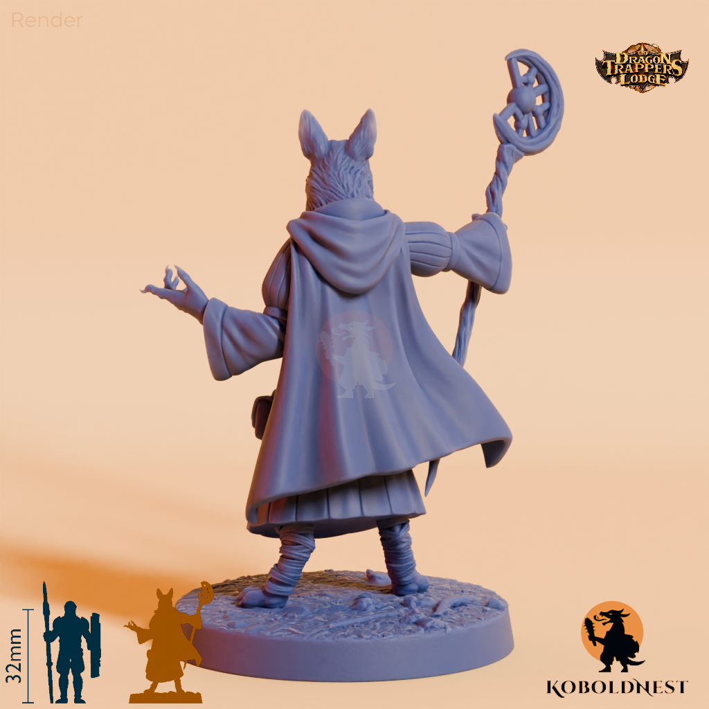 Hundevolk-Magierin - Schäferhund
