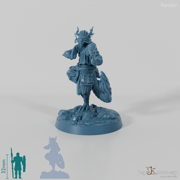 Drachenvolk-Mönch 01 B