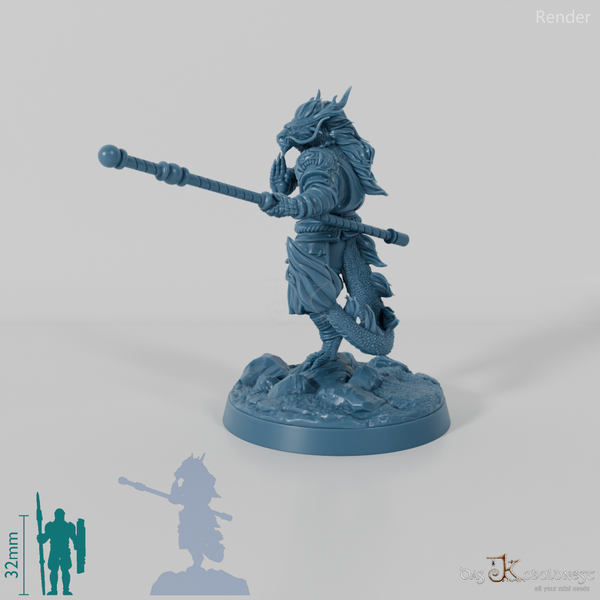 Drachenvolk-Mönch 01 B