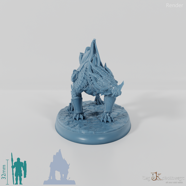 Kriegsdrache - Gesattelt 01