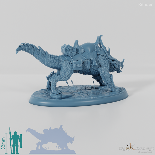 Kriegsdrache - Gesattelt 02