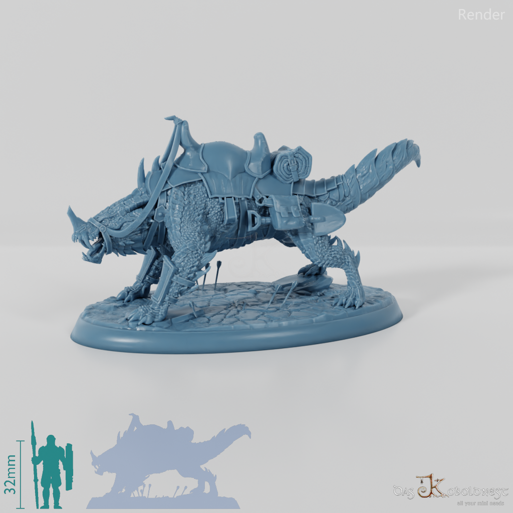 Kriegsdrache - Gesattelt 02