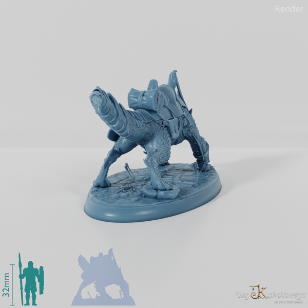 Kriegsdrache - Gesattelt 02