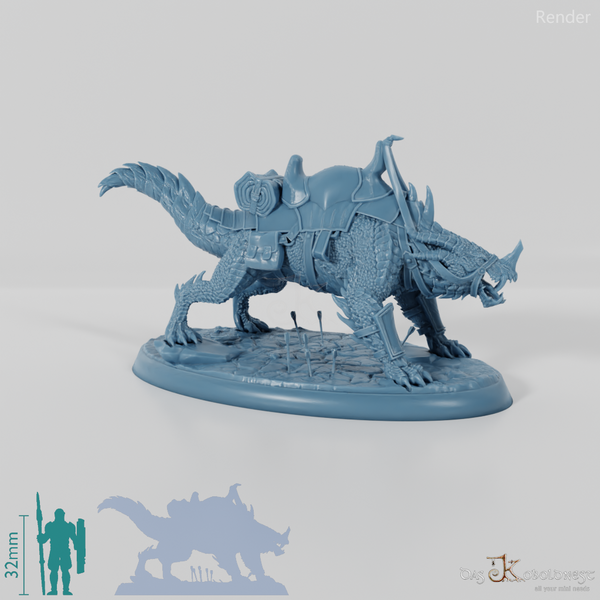 Kriegsdrache - Gesattelt 02